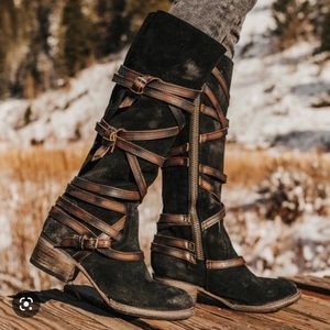 FREEBIRD Garrett Boot - Black Suede